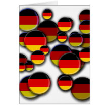 Carte de voeux de l'Allemagne