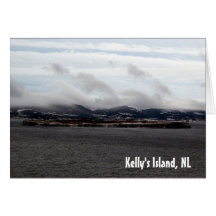 Carte de voeux de l'île de Kelly, NL