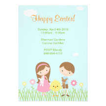 Carte de voeux de Pâques Invitations