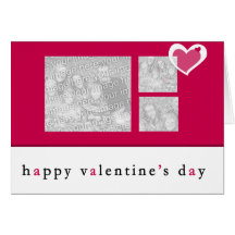Carte de voeux de photo de jour de Valentines