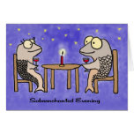 Carte de voeux de soirée de Salmonchanted