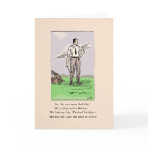 Carte de voeux vintage d'anniversaire de chansonne