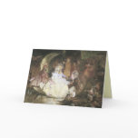 Carte de voeux vintage de féerie