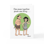 Carte drôle d'anniversaire de bande dessinée : Pre