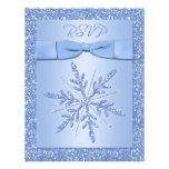 Carte du bleu glacier RSVP (pour ne pas employer a
