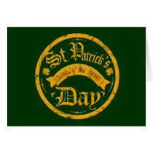 Carte du jour de St Patrick