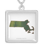 Carte du Massachusetts 3 Bijouterie Personnalisée