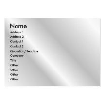 Carte élégante blanche de profil cartes de visite professionnelles