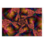 Carte en spirale de roses