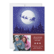 Carte faite sur commande de vacances de famille de