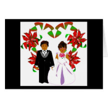 Carte florale de guirlande de coeur de mariage de 