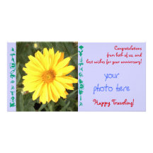 Carte heureuse d'anniversaire photocarte personnalisée