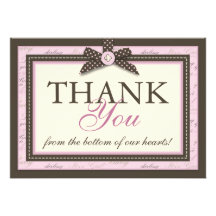 Carte minuscule 2 des orteils PNK TY Cartons D'invitation