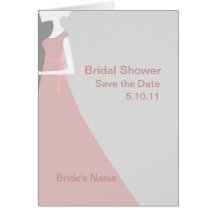Carte nuptiale de douche