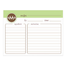 Carte nuptiale de recette de douche de monogramme carte postale