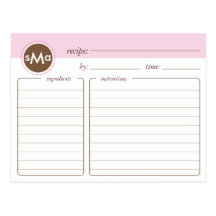 Carte nuptiale de recette de douche de monogramme cartes postales