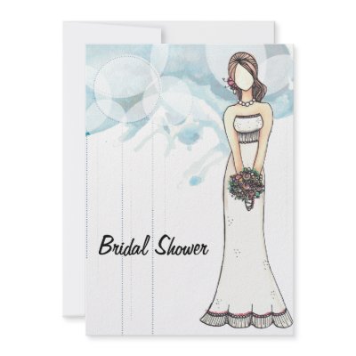 Carte nuptiale d'invitation de douche par Chic_Boutique