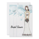 Carte nuptiale d'invitation de douche