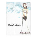 Carte nuptiale d'invitation de douche invitations