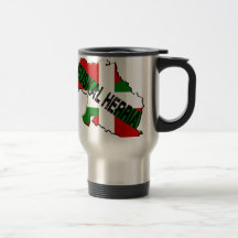 Carte pays basque plus drapeau euskal herria tasse