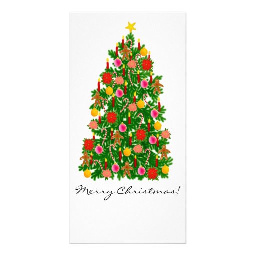 Carte photo d'arbre de Noël Photocarte Customisée