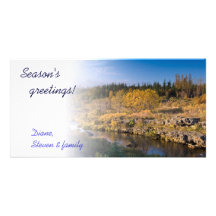 Carte photo d'automne photocartes