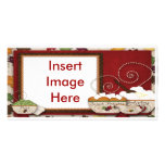 carte photo de dîner de thanksgiving cartes avec photo