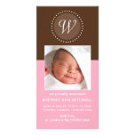 Carte photo de faire-part de naissance cartes avec photo