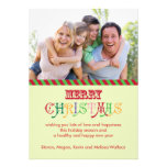 Carte photo de famille de Joyeux Noël Faire-parts
