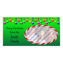 Carte photo de Joyeux Noël Cartes De Vœux Avec Photo