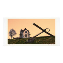 Carte photo de lumière de port de perspective photocartes