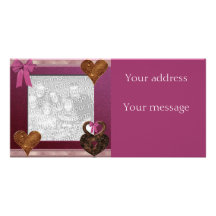 Carte photo de mariage cartes avec photo