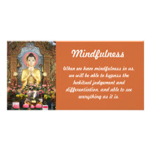 Carte photo de Mindfulness Photocarte Personnalisée