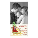 Carte photo de photographie de Noël du père noël S Photocartes