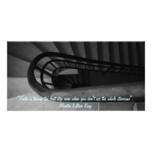 Carte photo d'escalier carte avec photo