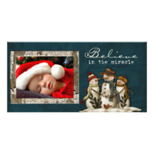 carte photo d'hiver photocarte