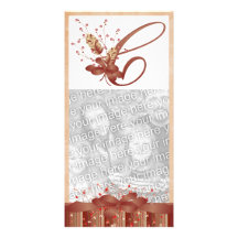 Carte photo du monogramme C de thanksgiving Cartes Avec Photo