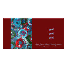 Carte photo frais de Noël Cartes Avec Photo
