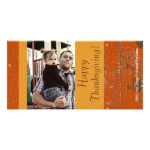 carte photo grunge orange et jaune de 4x8 de thank photocarte customisée