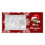 Carte photo - le football de Noël Cartes De Vœux Avec Photo