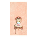 Carte photo vintage de style de petit gâteau et de modèle pour photocarte