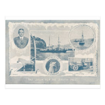 Carte postale 1908 de Shackleton