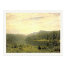 Carte postale avec la scène de Forrest