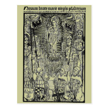 Carte postale chrétienne de symboles