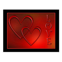Carte postale d'amour