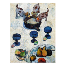 Carte postale d'art de Gauguin : La vie toujours a