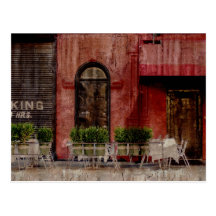 Carte postale de café de New York
