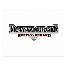Carte postale de cercle de Playaz