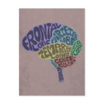Carte postale de cerveau