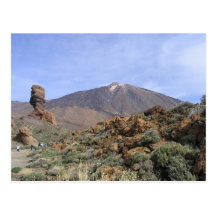 Carte postale de coutume d'EL Teide